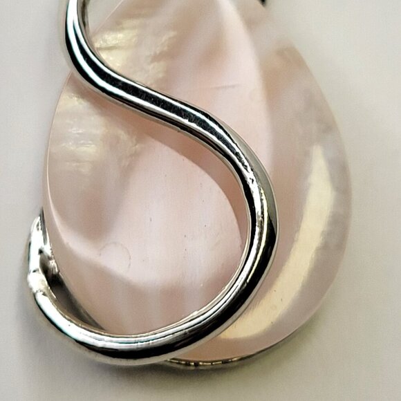 Rose Quartz Pendant with Rhinestone - Picture 9 of 13